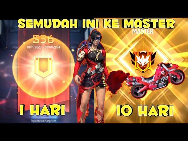 CARA CEPAT MASTER SOLO RANKED SEASON 36-37 || GARENA FREE FIRE