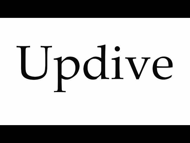 How to Pronounce Updive