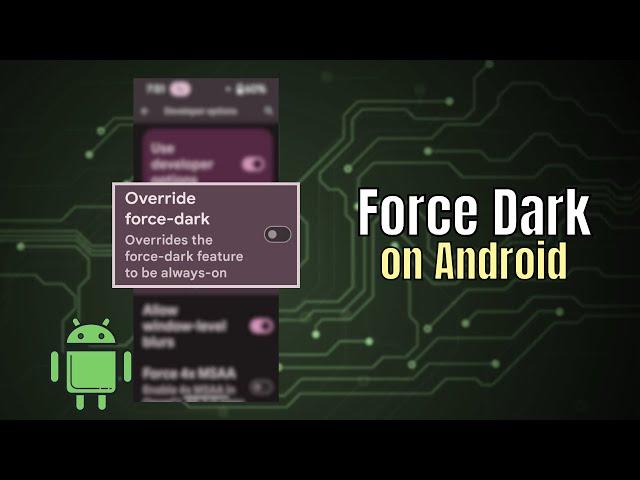 Force Dark Mode on Android-- the good and the bad | Quick Accessibility Tips