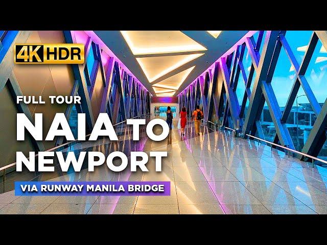 The Modern-Looking BRIDGE from NAIA to Newport | Tour of Runway Manila and Newport World Resorts