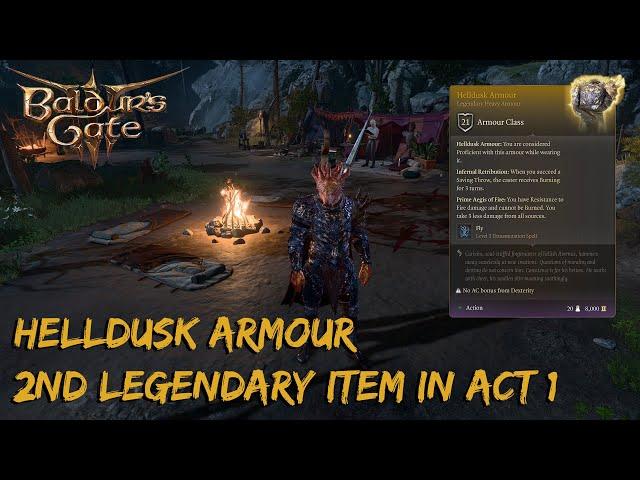 How to Get the Legendary Helldusk Armor in Act 1 - Baldur's Gate 3