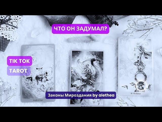 TIK TOK. ТАРОТ: Что он задумал? Он поймал себя, семья возможна...