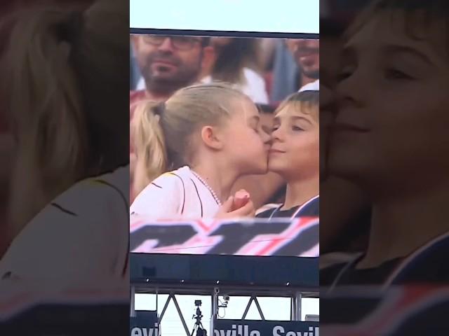 funny Cute Girl Kissing A Boy Short Viral Video in Whole Crowd