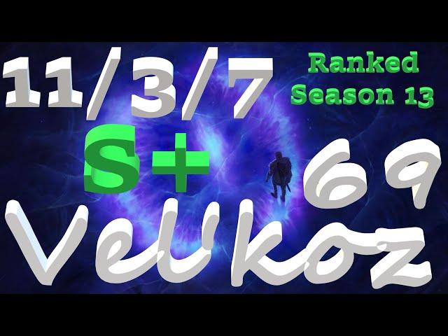 Vel'koz Ranked S13 11/3/7 S+ VEL'KOZ LOL 069 Game, Winning