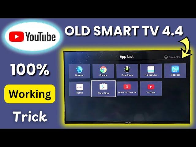 YouTube Not Working on OLD Smart TV 4.4