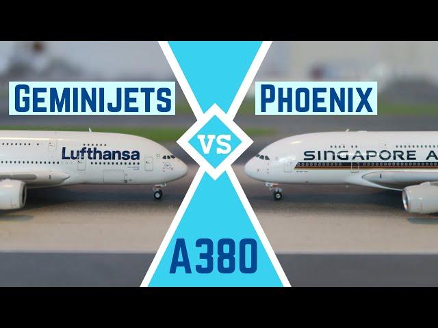 A380 Model Comparison: Geminijets vs Phoenix