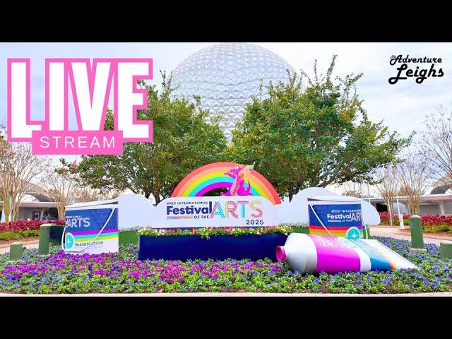 LIVE Opening Day EPCOT Festival of the Arts - Disney Art, Food, Fun!