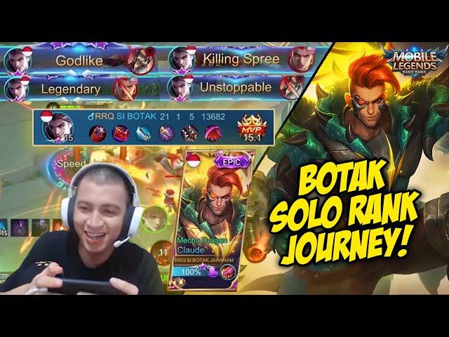 SOLO RANK HYPER CLAUDE SI BOTAK BUKAN KALENG-KALENG !!!