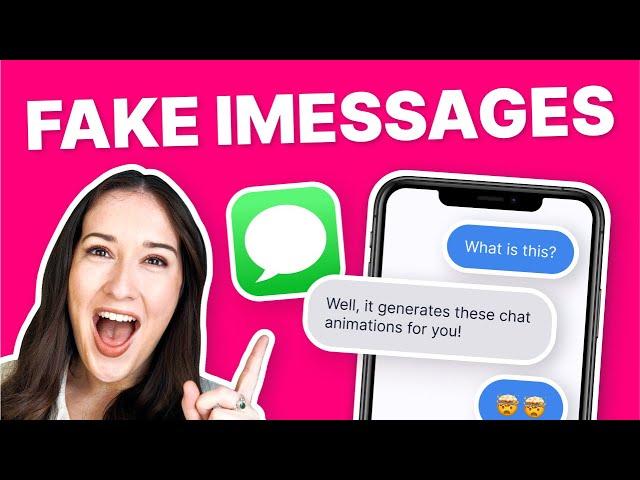 Fake iMessage Generator - FREE!