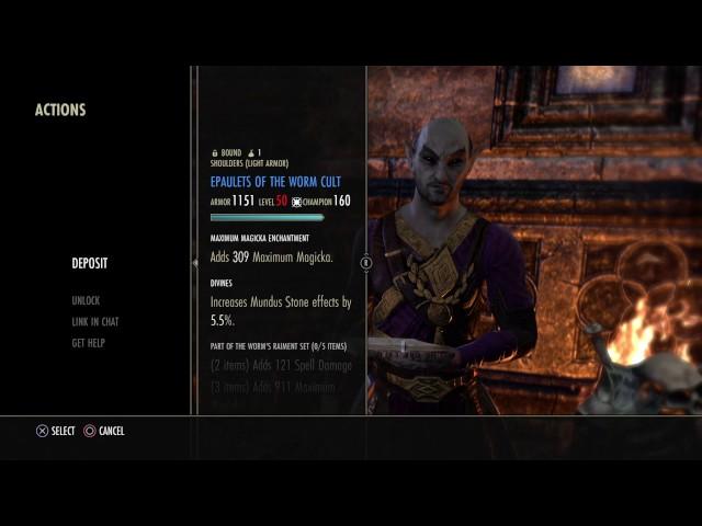 ESO Glitch: bank ui error when locking