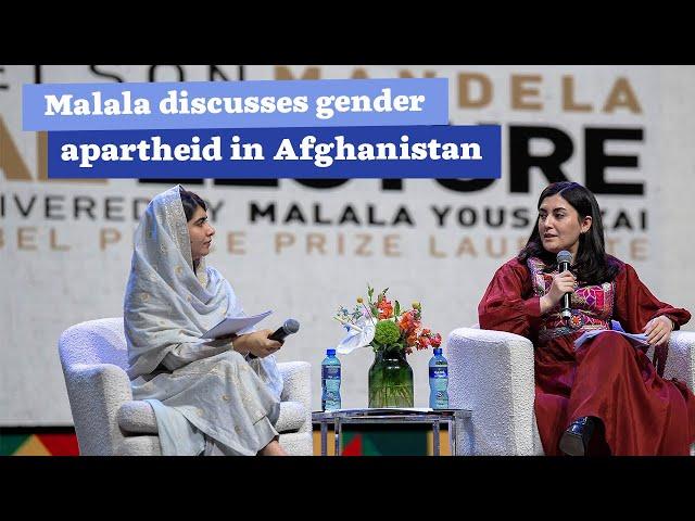 Malala discusses gender apartheid with Afghan and South African activists