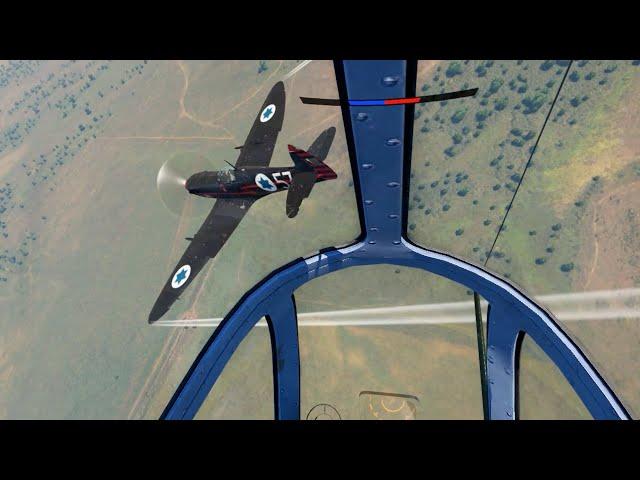 War Thunder [SIM|VR] - Chasing an Experienced Spitfire Pilot (Ki-43-III otsu)