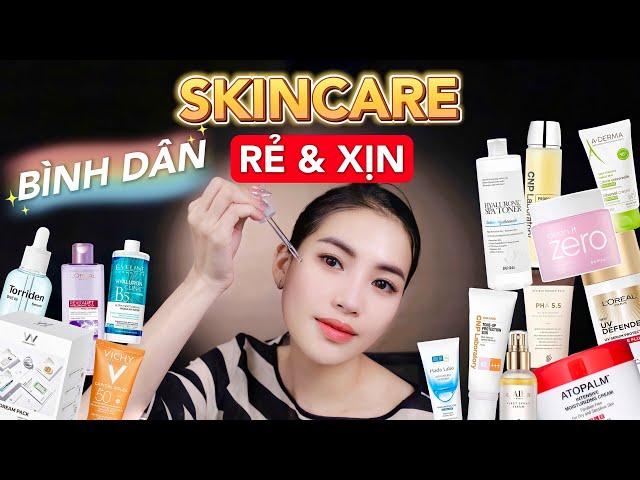 [Phần 2] TOP SKINCARE BÌNH DÂN GIÁ RẺ NHƯNG SIÊU XỊN | Ha Linh Official