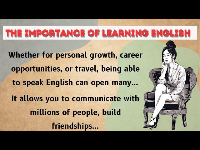 The Importance of Learning English || How to Improve Your Skills || Improve Your English