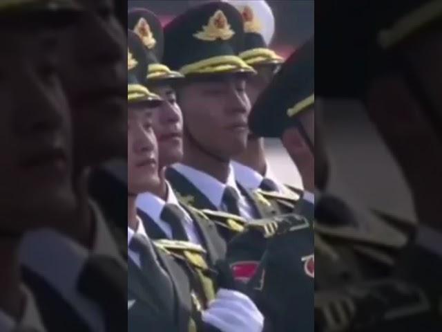 This is one of the most powerful countries in the world. China's army is parading at a summit 