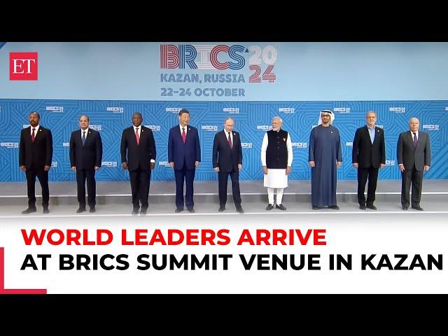 BRICS 2024: PM Modi, Xi Jinping, Iranian Prez and other leaders arrive at the summit venue in Kazan