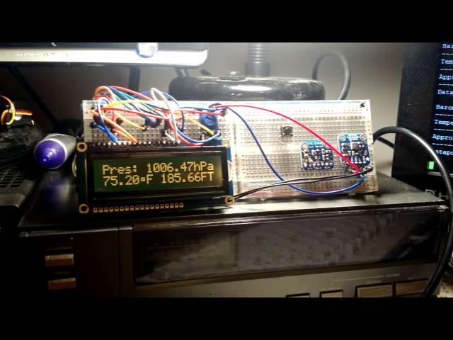 Arduino BMP180 Pressure/Altitude/Temp Sensor