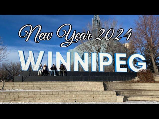 New Year 2024 at The Forks Winnipeg Manitoba