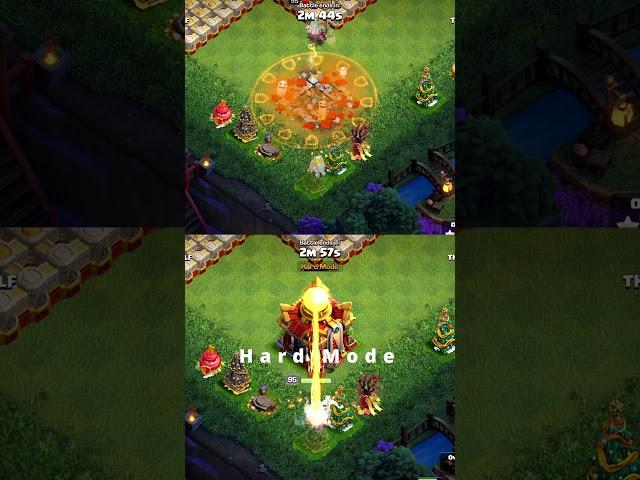 Normal V/s HARD MODE | Max Queen V/s Townhall 16 #clashofclans #superattack #coc