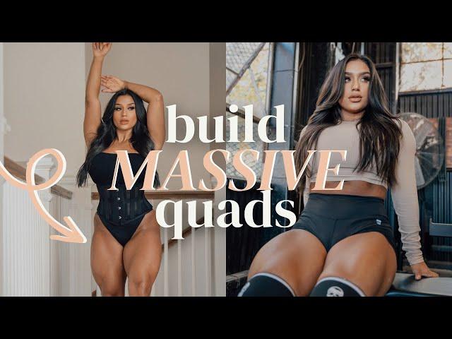 Exercises To Build BIG Quads | IFBB Wellness Pro Leg Workout