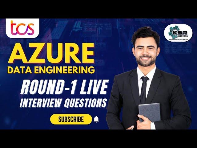 TCS Live Interview for Azure Data Engineer | Technical round -1 Azure | KSR DATAVIZON