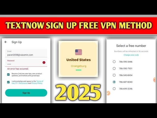 How to create textnow account 2024 | textnow new method 2024 | How to sign up textnow 2024