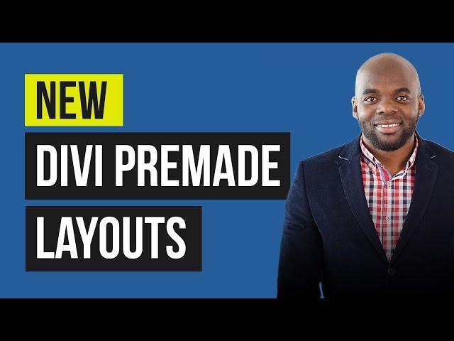 New Divi Theme Tutorial | Divi Premade Layouts