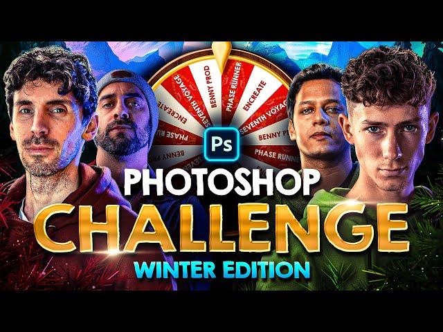 The BIGGEST Design Collab on YouTube! - Photoshop Challenge