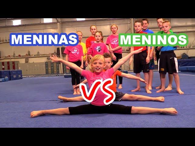 Meninas contra meninos | Quem é o melhor na ginástica?