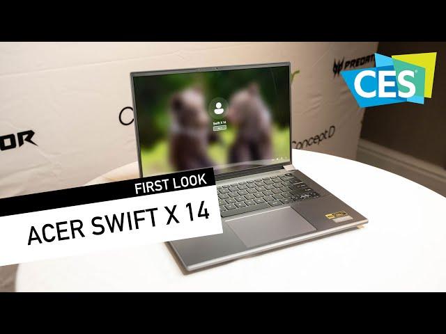 Acer Swift X 14 - CES 2023 First Look