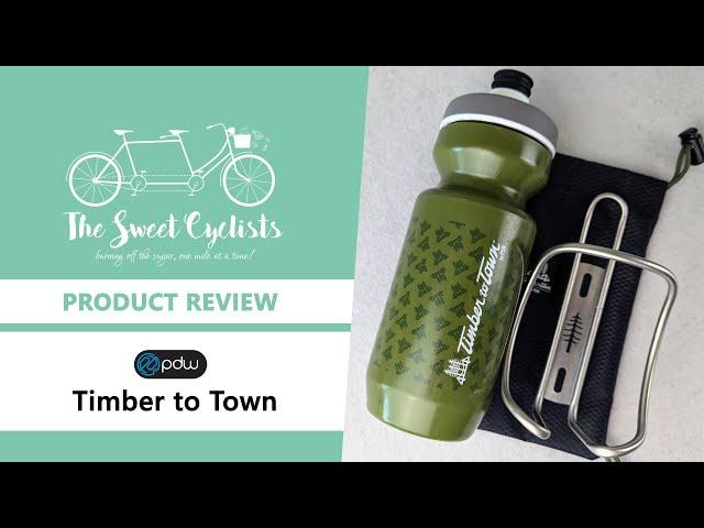 Portland Design Works Timber to Town ZigZag Steel Bottle Cage + Cycling Water Bottle Review