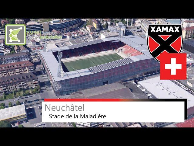 Stade de la Maladière | Neuchâtel Xamax | 360° Rotation | Google Earth