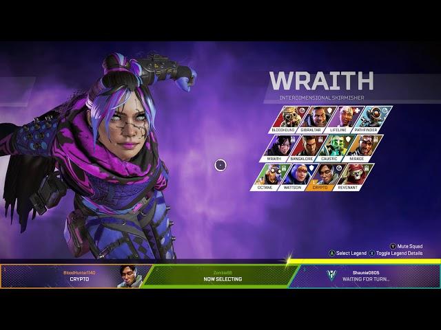 APEX Legends - Wraith Twitch Prime Skin Added (Forgotten in the Void)