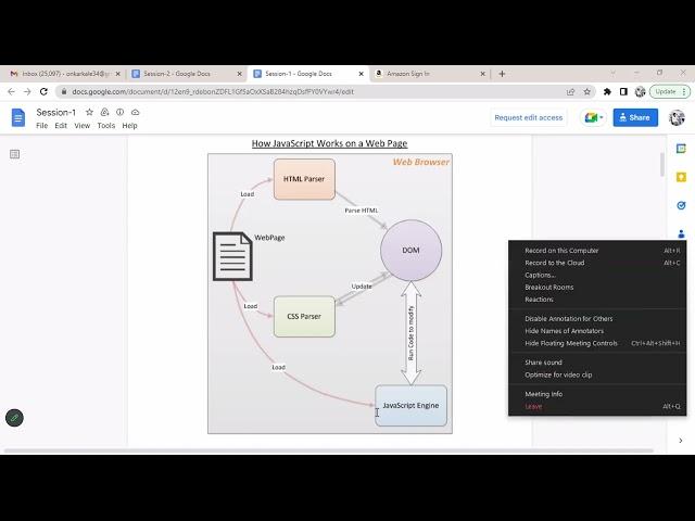 Javascript revision Masterclass 1 by Onkar kale