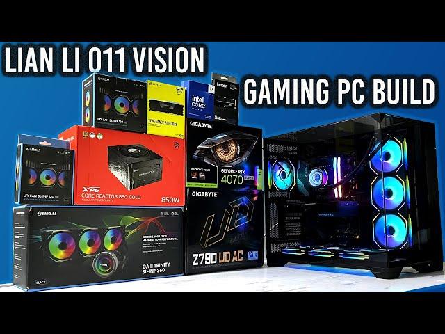 Gaming Pc Build intel i7 14700K  Rtx 4070 Super Lian Li O11 Vision