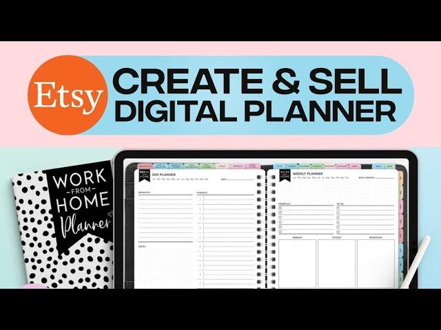 How to Make A Digital Canva Planner and Sell It on Etsy (2024)