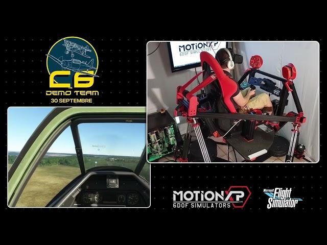 6DOF motion Simulator | FS2020 FERTE ALAIS P-51 Mustang