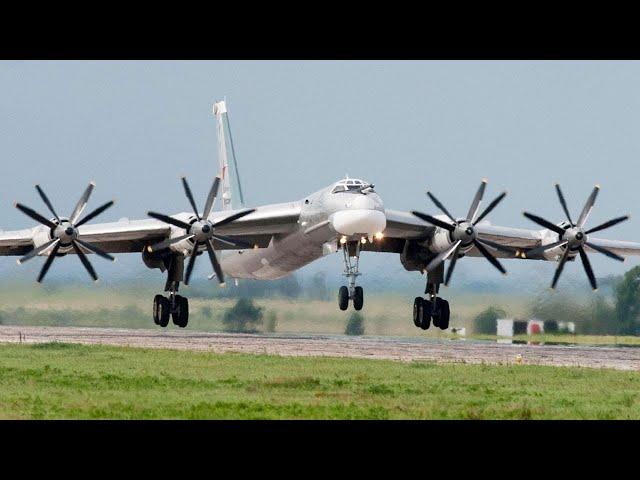 Tupolev Tu-95 (Ту-95) Take Off, Flight and Landing, Russian Air Force