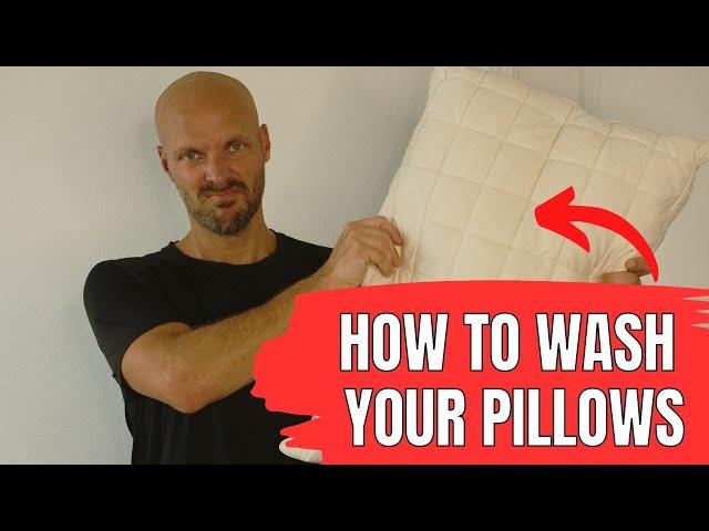 How to CLEAN Your Pillows! CLEANING HACK