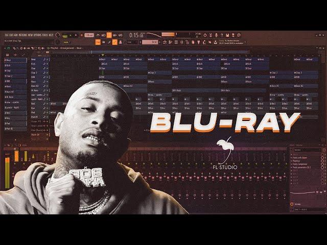 FREE FLP Stock Plugin Challenge - BLU-RAY | Trap Beat in FL Studio