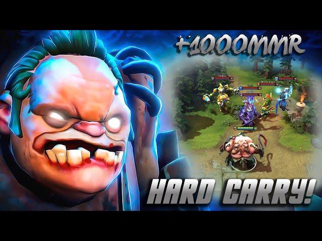 When Pudge Carries HARD!  | DOTA2 MASTER