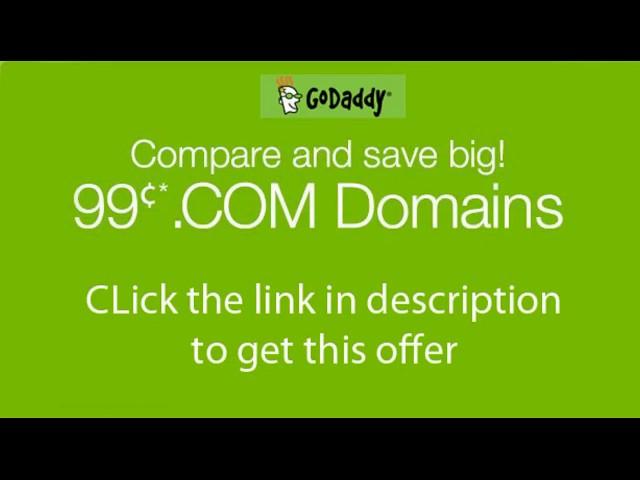 Godaddy 99 cent Domain Offer