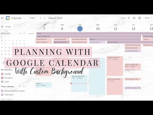 The ULTIMATE Google Calendar Planner System For EVERYTHING | TUTORIAL