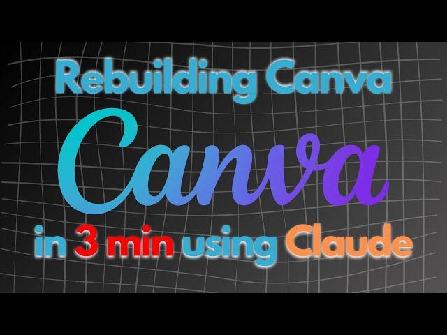 Building CANVA Clone with React JS using Claude AI