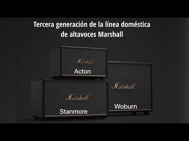 Marshall Woburn III / Stanmore III / Acton III / Tercera Generación Speakers 2022 