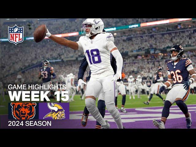 Chicago Bears vs. Minnesota Vikings Game Highlights | NFL 2024 Season Week 15