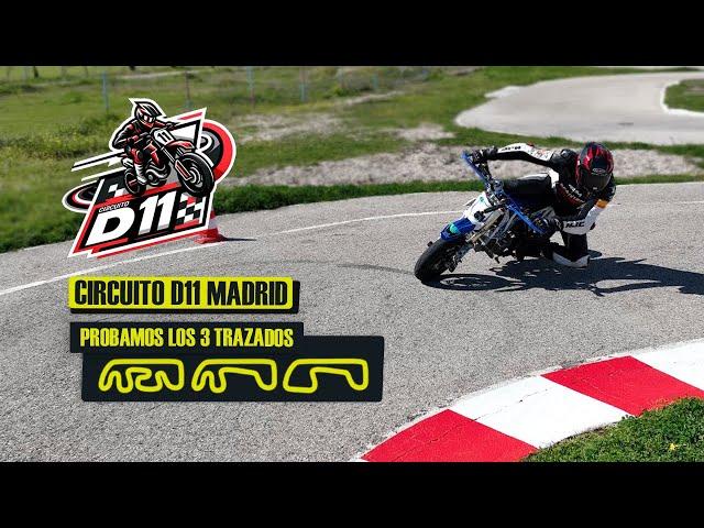 Entrenando con la Pit Bike en el D11 Madrid