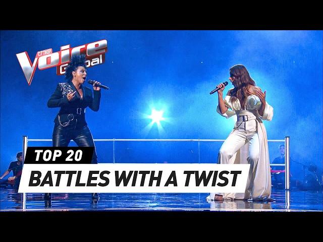 CRAZY UNEXPECTED BATTLE combinations on The Voice