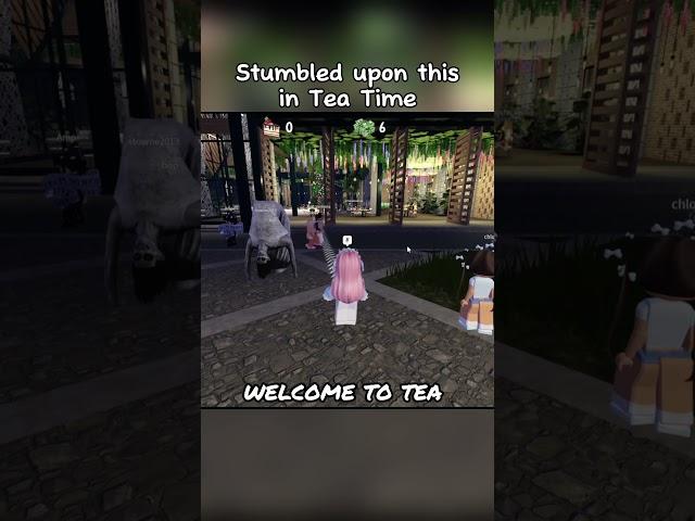 Lady ghost wants to enjoy tea too #roblox #teatime #aesthetic #robloxshorts