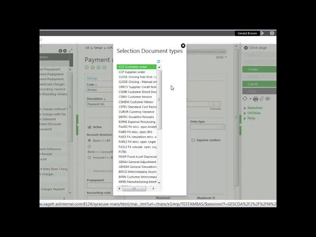 Sage X3 - How to Define Payment Attributes